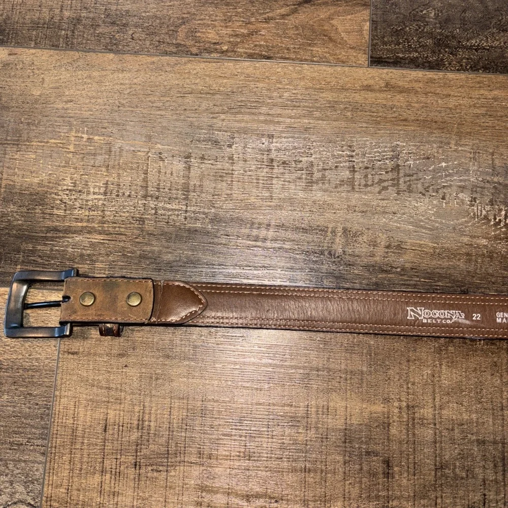 Nocona Belt Co. Youth boys Camo Belt 22 Hunting Leather N44192222